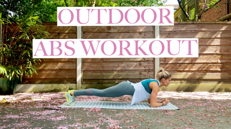 Abs workout circuit outdoor
